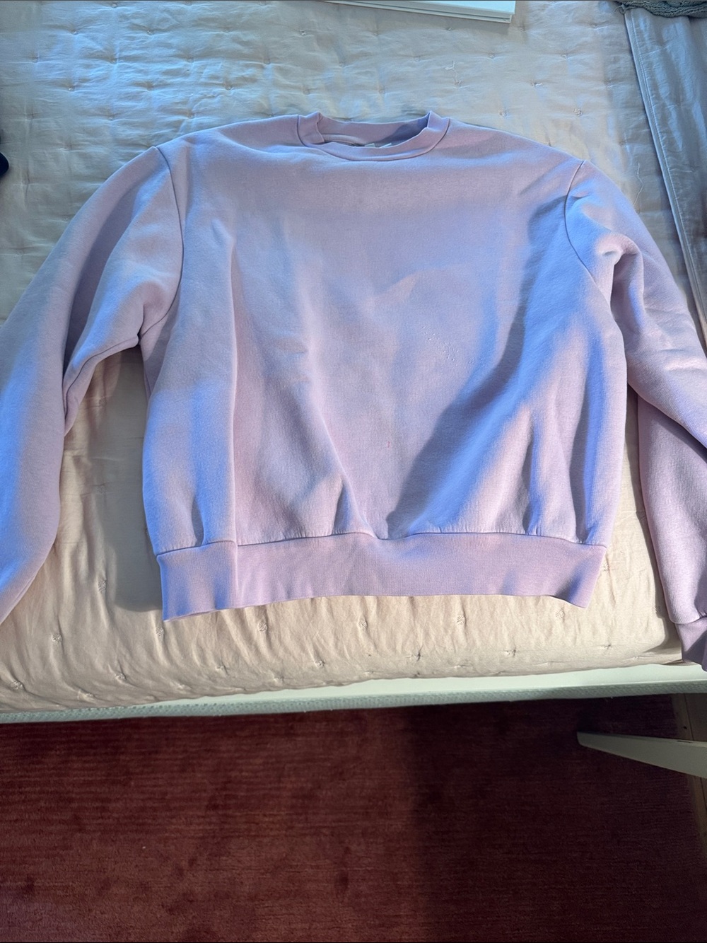 Acne Lavender Crewneck Sweatshirt